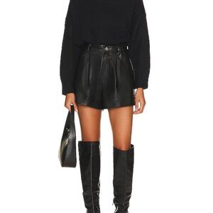 Elegant Black Leather Ensemble